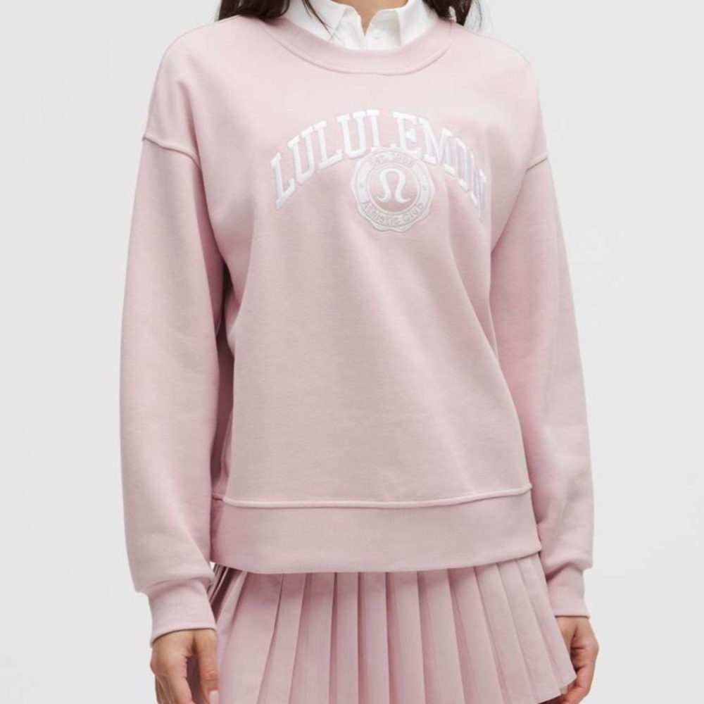 Lululemon Athletica Light Pink Crewneck Sweatshirt